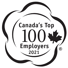 Canada's Top 100 Employers 2021 Award Banner